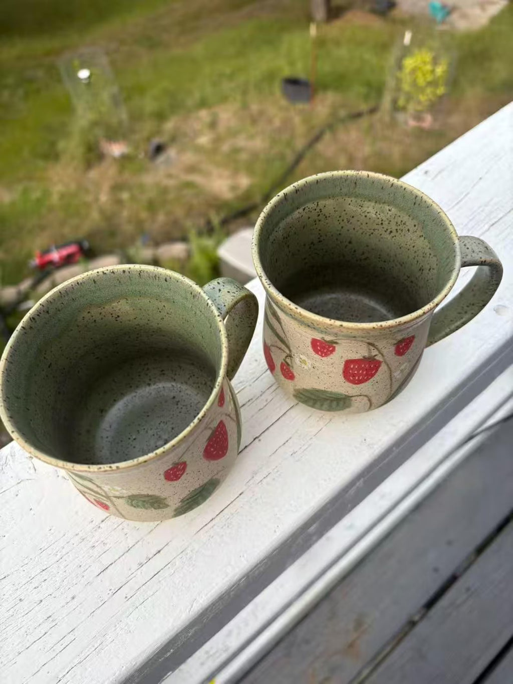 Handmade Strawberry Ceramic Mug