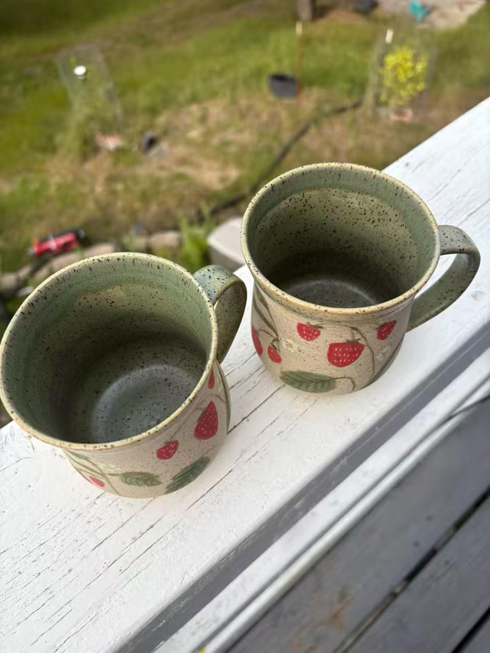 Handmade Strawberry Ceramic Mug