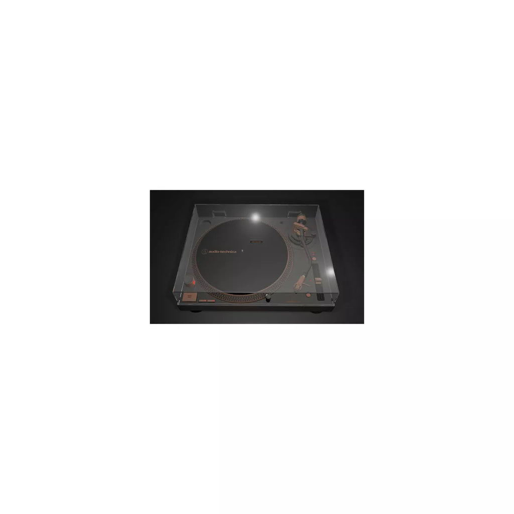 Audio Technica AT-LP120XUSB-BZ Direct Drive USB Turntable, Bronze – 3-Speed Vinyl Player with Built-in Preamp and Digital Conversion